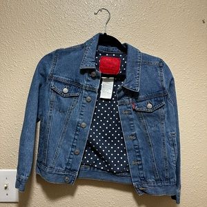 LEVI GIRLS JEAN JACKET SMALL